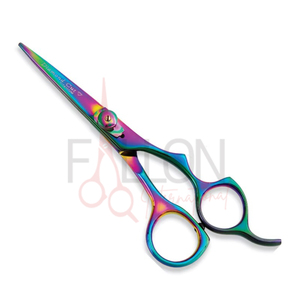 Rainbow <b>Floral</b> Professional Hair Cutting <b>Scissors</b> Stainless Steel Barber Salon Shears Custom Logo Hairdressing <b>Scissor</b> - Product Image 5