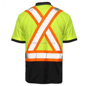 Camisetas Polo de Alta Visibilidad al por Mayor OEM, Ropa de Seguridad Reflectante, Camisetas Polo para el Lugar de Trabajo, Camisetas Polo de Seguridad Vial 2025 - Product Image 6