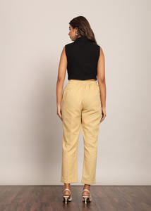 Black Solid Relaxed Western <b>Top</b> With Closer 4 Buttons Elegant <b>Women</b> Wholesale Summer Clothes <b>Tops</b> Pure Cotton Short Sleeve <b>Top</b> - Product Image 3