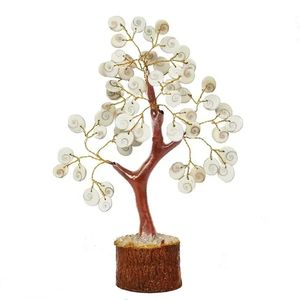 Figurine d'arbre Gomti Chakra faite à la main de meilleure qualité Décoration en cristal de guérison naturelle Vastu Feng Shui Protection de la richesse pour l'Inde - Product Image 6