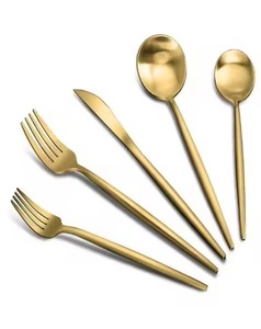 Juego de Cubiertos de Acero Inoxidable de Diseño Moderno, Tenedor, Cuchillo y Cuchara para Hotel, Restaurante, Vajilla de Mesa - Product Image 2