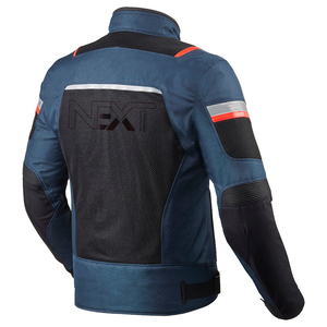 Chaqueta de moto para hombre de tres tonos de color de bloque Cardura para motocicleta y carreras de autos de alta calidad con todas las armaduras de protección - Product Image 2