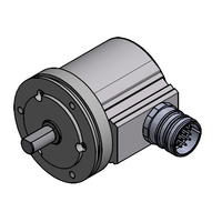 Codeur rotatif électronique CEV582S-00044 TR avec connecteur à extrémité ronde
