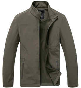 แจ็กเก็ตน้ำนุ่มสำหรับผู้ชายแจ็กเก็ตกันน้ำแฟชั่นดีไซน์ใหม่คลาสสิก - Product Image 4