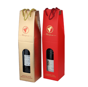 Luxury red wine whiskey single bottle gift <b>boxes</b> custom logo <b>paper</b> packaging <b>boxes</b> - Product Image 6