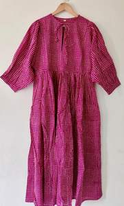 Robe midi d'été décontractée avec silhouette ample imprimé de pois floraux col profond et fermeture à cordon tour de taille naturel - Product Image 6