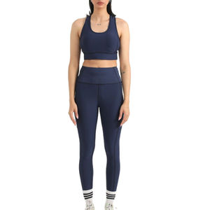 Conjunto de Yoga para Mujer, Leggings de Compresión Sin Costuras, Sujetador Deportivo, Talla Grande, Transpirable, Elástico, de Secado Rápido, Dos Piezas, para Gimnasio - Product Image 1