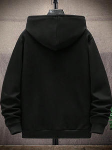 Conjunto de chándal de dos tonos de algodón para hombre nueva moda ropa deportiva con cordón Sudadera con capucha y pantalones de chándal ropa de gimnasio informal sin camiseta - Product Image 5