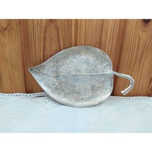 Cenicero de cobre en forma de hoja, barra de Cenicero de cobre martillado artesanal, accesorio para hotel y hogar - Product Image 3