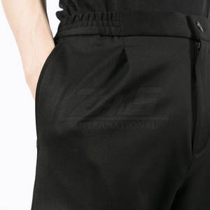 Nouveauté 100% coton hommes taille élastique mi décontracté multi-poches à manches longues Cargo pantalon haute qualité tactique pantalons d'extérieur - Product Image 5