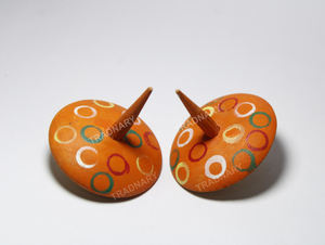 Traditional Wooden <b>Gyroscope</b> <b>Toy</b> Educational Spinning Top for Age Range 5 to 7 Years - Product Image 3