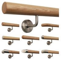 Main courante murale moderne en acier inoxydable résistant à la rouille pour escalier intérieur, barre d'appui pour maison et bâtiment public