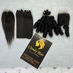 CDYHAIRVN GRANDE VENTE Lots de cheveux lisses 100% cheveux humains bruts non traités provenant de l'usine du Vietnam Grade 10A 12A 8 à 32 pouces - Product Image 2