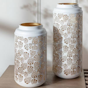 Modern Moroccan Tealight <b>Lanterns</b> <b>Garden</b> Outdoor Hanging Metal <b>Candle</b> <b>Lanterns</b> - Product Image 1