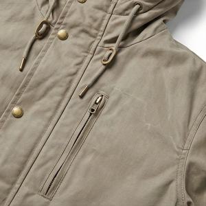 Chaqueta de Invierno para Hombre, Chaqueta Parka Cálida con Forro de Sherpa, Abrigo de Algodón con Capucha Desmontable, Ropa de Abrigo Popular para Exteriores, Aislamiento Térmico, Equipo Resistente - Product Image 5