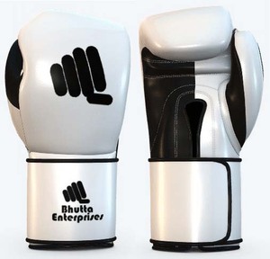 Gants de boxe personnalisables de haute qualité pour les arts martiaux et l'entraînement de boxe Équipement de championnat en cuir véritable durable - Product Image 1