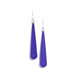 Pendientes de Resina con Forma de Gota de Agua Morados, Únicos y Bonitos, Pendientes Clásicos de Alta Calidad, Joyería Acrílica para Mujer - Product Image 6