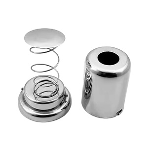 Porte-distributeur de coton en acier inoxydable, polissage, instruments chirurgicaux dentaires, articles creux - Product Image 1