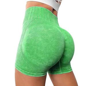 Short de Yoga taille haute à séchage rapide pour femmes taille élastique miel bout à bout sans couture bout serré trois points pantalon de Fitness pour la boxe - Product Image 1