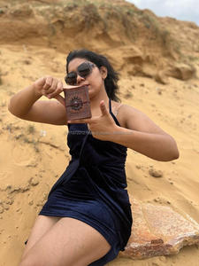 Nouveau Journal sécurisé en fil de cuir véritable usiné à la main avec pierre semi-précieuse Boho Journal de voyage en cuir Vintage traditionnel - Product Image 2