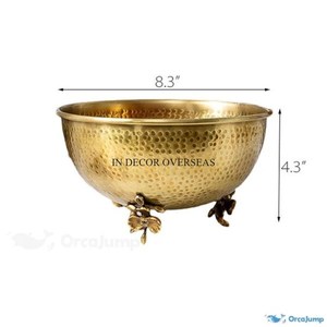 เครื่องประดับตกแต่งโต๊ะงานแต่งทำจากโลหะทรงกลมสีทองเกรดสูงดีไซน์เนอร์ศิลปะสร้างสรรค์ที่ทันสมัย - Product Image 4