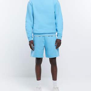 Jersey Shorts 42% Algodón 58% Poliéster Bolsillos laterales Cintura elástica Logotipo bordado personalizado Marrón claro Ajuste regular - Product Image 5