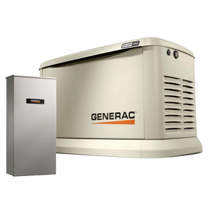 เครื่องกำเนิดไฟฟ้าสำรองสำหรับบ้าน Generac Guardian 26kW ระบายความร้อนด้วยอากาศ เครื่องยนต์เบนซิน สตาร์ทอัตโนมัติ ระบบส่งข้อมูล 4G/LTE แรงดันไฟฟ้า 120V 60Hz ตัวเครื่องอะลูมิเนียม - Product Image 1