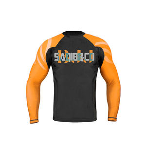 Camisetas de Rashguard para BJJ, Grappling, MMA, Jiu Jitsu, Sin Gi, Spandex/Poliéster, Personalizables, Unisex - Product Image 5