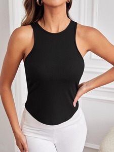 Camiseta sin mangas para mujer Camiseta sin mangas para hombre hecha a medida 100% algodón Ropa deportiva Camiseta sin mangas Chaleco deportivo - Product Image 2