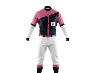 Uniforme de béisbol ligero de alta calidad para hombres, el mejor diseño ligero, uniforme de béisbol antiarrugas para hombres con totalmente personalizado - Product Image 1