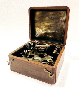 Telescopio antiguo náutico, doble telescopio Vintage, astrolabo marino, instrumentos de barco con caja de madera - Product Image 6