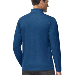 Polo de manga larga con cierre y cuello alto, ropa profesional de golf y elegante para hombre, polo transpirable de alta calidad. - Product Image 3