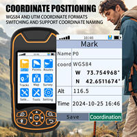 Récepteur GPS portable multi-bandes haute précision, étanche, utilisation en extérieur, émetteur longue portée, batterie rechargeable 4000 mAh, métal