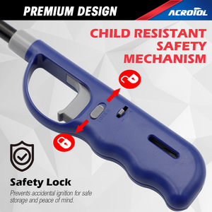 Encendedor de <span class=keywords><strong>Cocina</strong></span> Recargable, Resistente al Viento y al Agua, con Llama de Chorro de 270 mm, Recargable con <span class=keywords><strong>Gas</strong></span> Butano, Llama Ajustable - Product Image 5