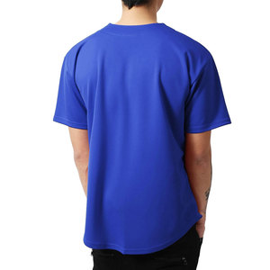 เสื้อยืดเบสบอลลายทางวินเทจสำหรับผู้ชายเสื้อยืดคอวีพิมพ์ซับลิเมชันเต็มตัว - Product Image 3