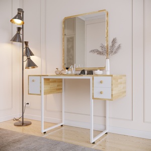Commode en bois au design minimaliste BTD68015 à double tiroir pour chambre à coucher et usage domestique - Product Image 5