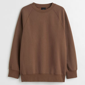 Sudadera de gran tamaño de manga larga con hombros caídos lisos de algodón con estampado Digital de invierno con logotipo personalizado de alta calidad para hombre - Product Image 4