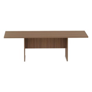 Alera Valencia Series Conference Rectangle <b>Table</b> Modern <b>Walnut</b> 94.5 In. X 41.38 In. X 29.5 In. Modern <b>Walnut</b> - Product Image 3
