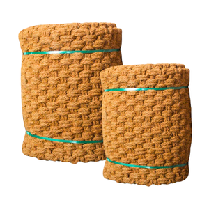 เสื่อมะพร้าวธรรมชาติ/เสื่อปาล์ม1M x 10M x 35mm ม้วนแผ่นมะพร้าวสำหรับโครงการสีเขียวและการจัดการการกัดเซาะ - Product Image 1