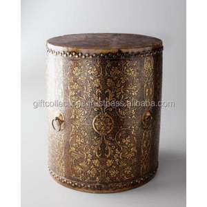 Vente en gros de tabouret en aluminium de forme ronde tabourets et poufs de meubles de salon disponibles à un prix abordable - Product Image 1