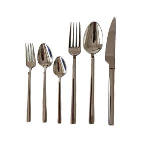 Ensemble de couverts décoratifs indiens faits à la main en acier inoxydable avec polissage brillant/placage nickel, ensemble de couverts de table de mariage fantaisie - Product Image 1