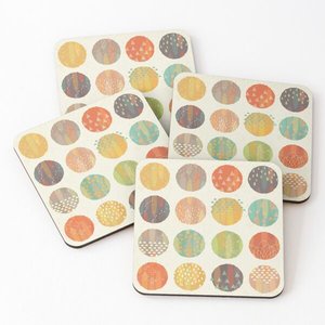 Kitchen Accessories New Products New Year Arrival Wooden Enamel Printed <b>Coasters</b> Mats <b>Slate</b> <b>Coasters</b> Placemat Kitchen Ware - Product Image 6