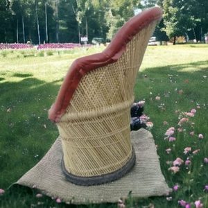 เก้าอี้ไม้ไผ่กลางแจ้งสำหรับสวนระเบียงห้องนั่งเล่นแบบพกพาสำหรับสวนและวิลล่า - Product Image 2