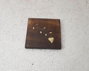 Posavasos artesanales de madera y resina epoxi hechos a mano de alta calidad con diseños únicos para la decoración del hogar y la Oficina de la India - Product Image 4