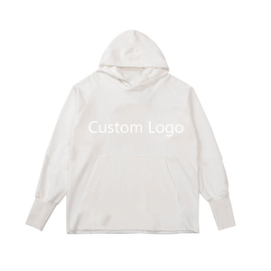 Sweat-shirt à capuche OEM de luxe pour homme, taille XS, en polyester/coton, molleton 400 g/m², impression de logo personnalisé, coupe oversize, chaleur hivernale - Product Image 4