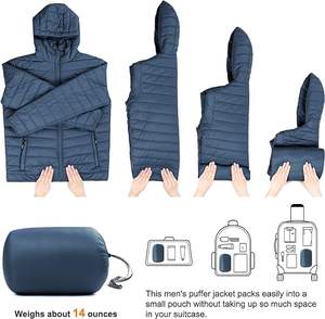 Men's <b>Lightweight</b> Slim Parka Jacket High Quality Popular Puffer <b>Coat</b> with Embroidery Stand Collar Winter High Street Style - Product Image 5