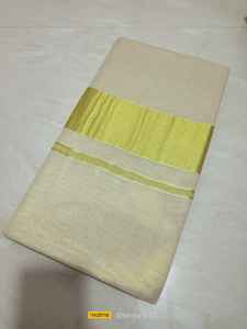 ชุดส่าหรีผ้าฝ้ายคีรัลลาทอเนื้อบางเบา ย้อมสีพื้น แห้งเร็ว เป็นมิตรกับสิ่งแวดล้อม สำหรับงานแต่งงานของเด็กผู้หญิง - Product Image 4