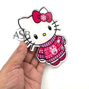 ขนตาอะคริลิคพร้อมแม่เหล็กสำหรับแหนบแผ่นติดขนตาการ์ตูนโลโก้ตามสั่งสำหรับเทศกาลคริสต์มาสปีใหม่ - Product Image 3