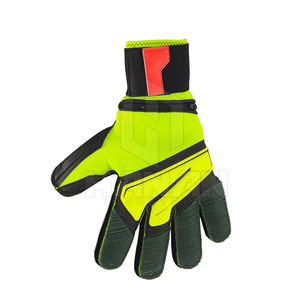 Guantes de portero de fútbol juvenil Guantes de cuero de agarre fuerte para niños Entrenamiento de fútbol y defensa de portería - Product Image 3