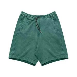 Streetwear personnalisé OEM Short délavé à l'acide pour hommes en coton vieilli avec cordon de serrage style été vintage - Product Image 1